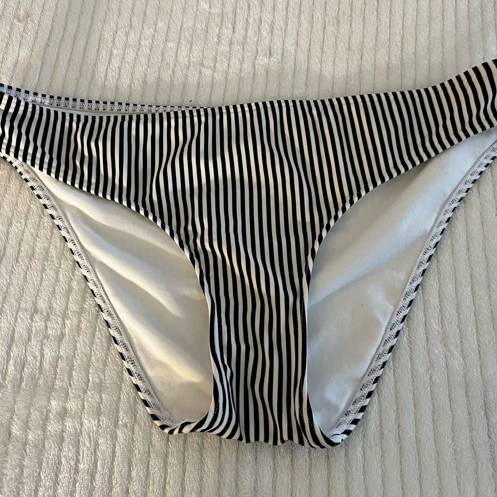 Hollister Swim Stripe Bikini Bottoms